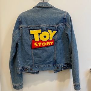 F21 Disney Toy Story denim jean jacket Forever 21